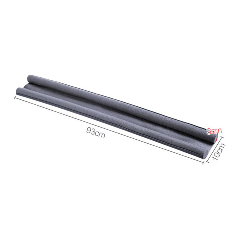 95*10cm Waterproof Seal Strip Draught Excluder Stopper Door Bottom Guard Double Silicone Rubber Seal Dustproof Soundproof