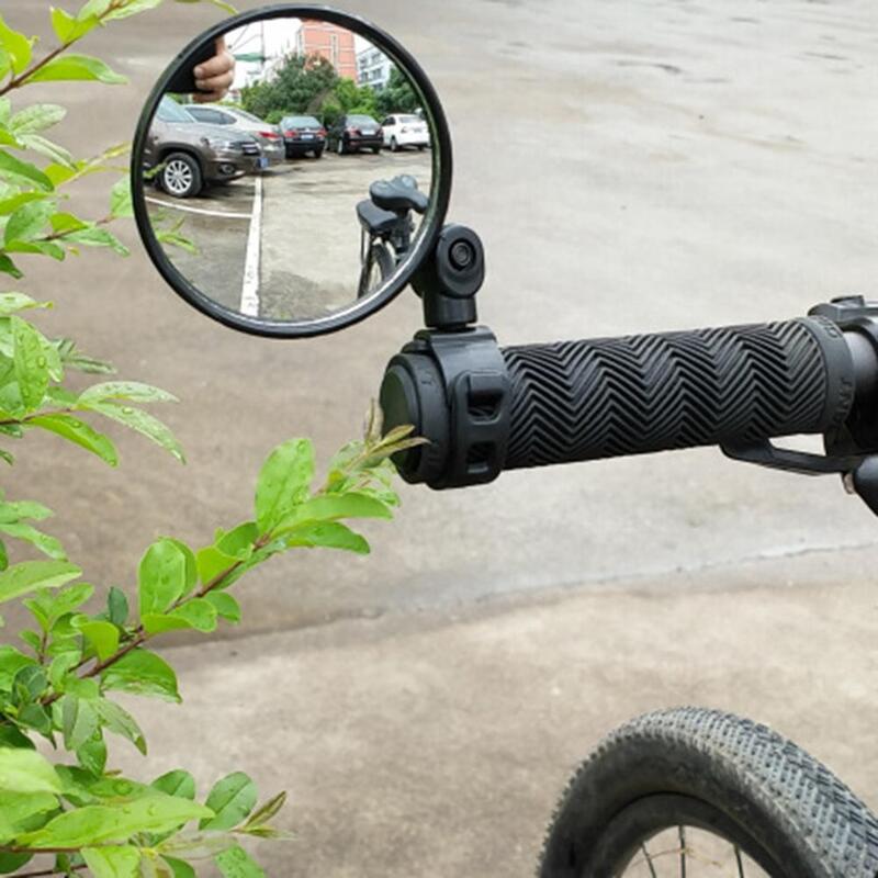 Espejos retrovisores para bicicleta de montaña, accesorio de silicona para la vista trasera para el manilla de vehículo de ciclismo