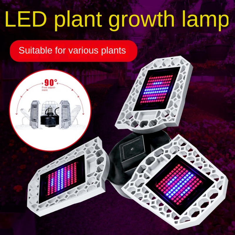 LED Phyto 램프 E27 100W 200W 300W 전체 스펙트럼 LED 식물 전구 AC100-277V 실내 모종 꽃 성장 텐트 상자 IP65