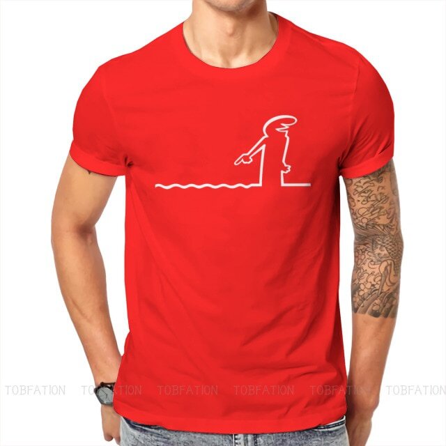 La Linea The Line Osvaldo Cavandoli TV 티셔츠 풀 유니크 티셔츠 패셔너블 의류 카와이 의류 여성용 탑스 2022