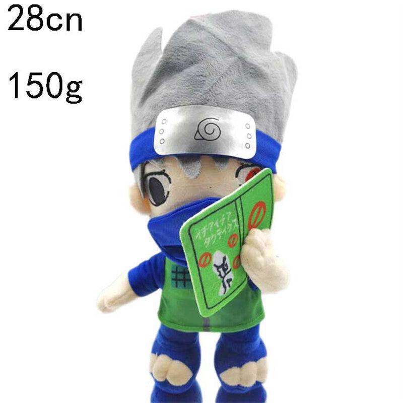 Vendita calda Anime 28CM nuovi giocattoli di peluche Naruto Sasuke Hinata Kakashi Itach Gaara bambola farcita regalo per bambini