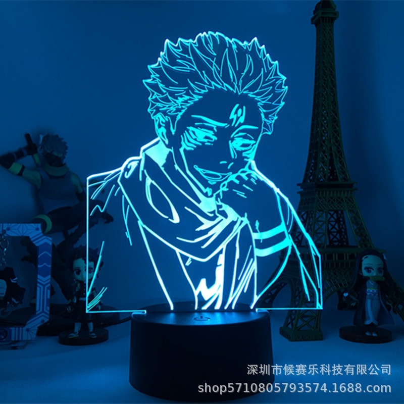 TAKARA TOMY Conjuration Zurück Zu Schlacht Acryl Fernbedienung Touch 3D Nacht Licht Polygonum Cuspidatum Yuren Tisch Lampe Geschenk