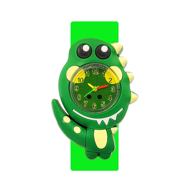 1-17ปีเด็กชายเด็กชายเด็กหญิงเด็กนาฬิกาเด็กเรียนรู้ดูเวลาของเล่นเด็ก Slap นาฬิกาข้อมือเด็กวัน...