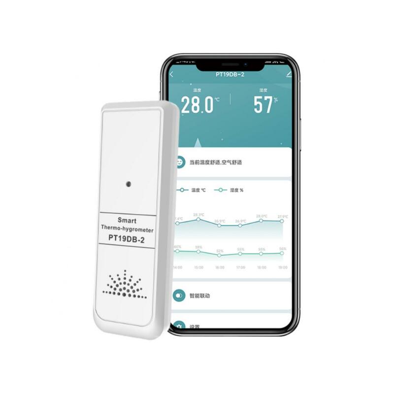 Tuya درجة الحرارة والرطوبة متر ميزان الحرارة الرطوبة المنزل الذكي الحياة الذكية محطة الطقس الذكية App التحكم