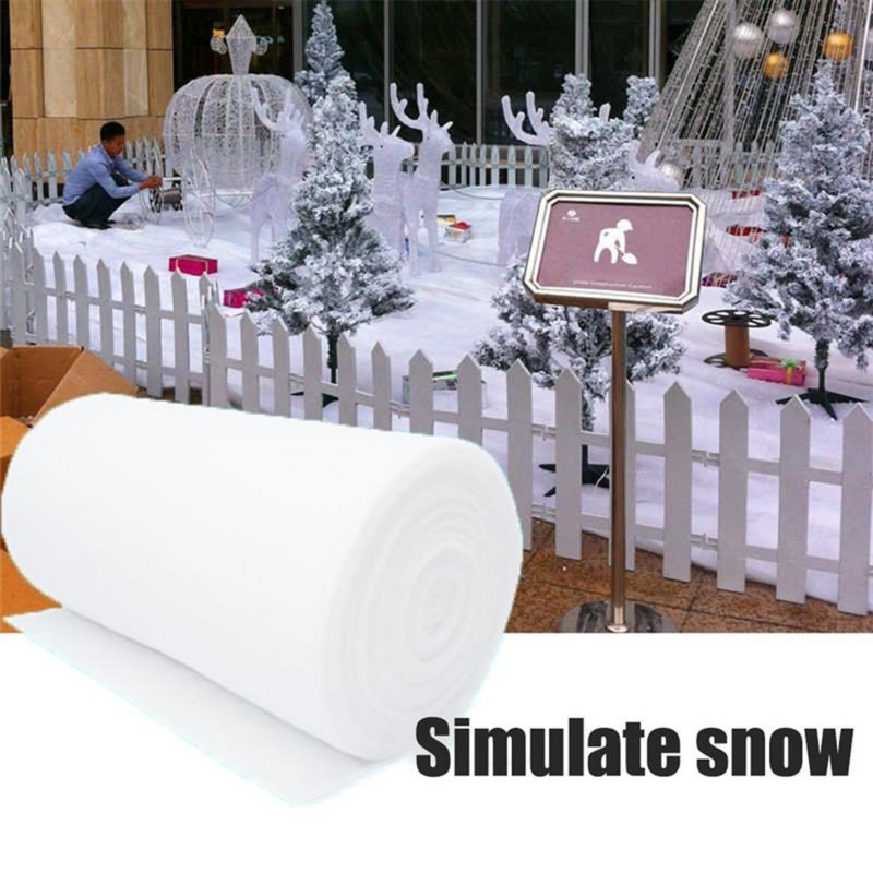 Koc śnieg pokrywa sztuczna bawełna koc na spódniczki na choinkę tło dekoracje 2022