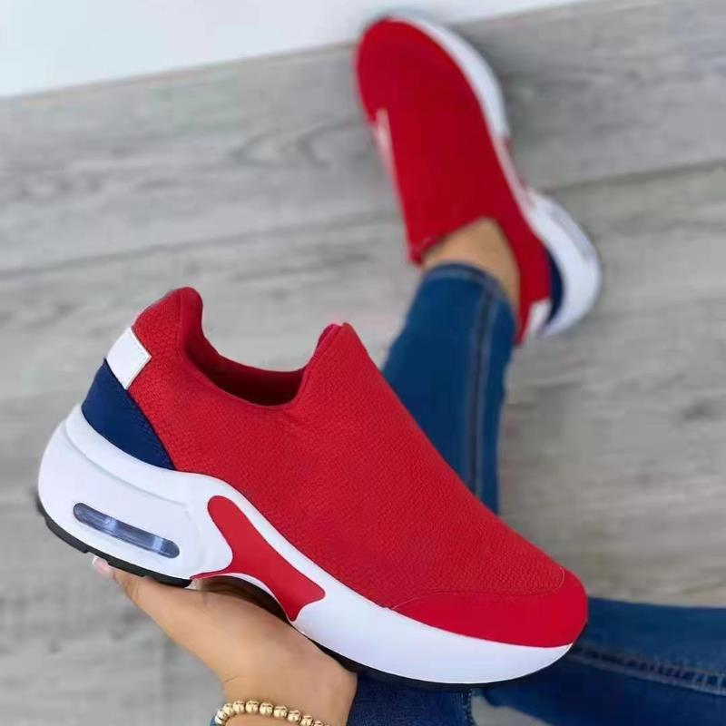 Women Sneakers Fashion Slip On Women's Shoes Breathable Shoes Woman Sneakers Plus Size Zapatillas Mujer Ladies Vulcanize Shoes