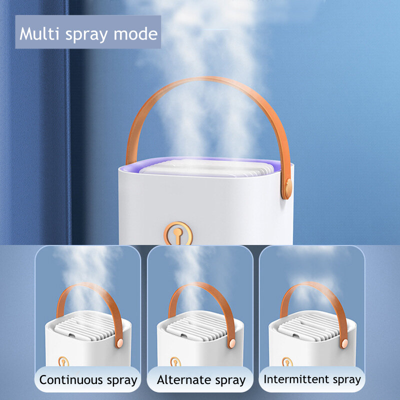 Huis Luchtbevochtiger Dual Nozzle Zware Mist Grote Capaciteit 3300Ml Mist Maker Verstuiver 7 Kleur Led Light Usb Aroma humidificador