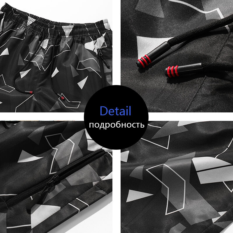 2022 New Men Summer Loose Casual Print Sport Shorts Men Short Pants Comfortable Outdoor Fashion Breathable Trend Male Shorts