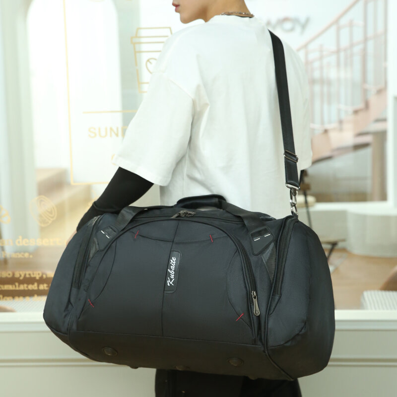 YILIAN-bolsa de viaje de gran capacidad para hombre y mujer, bolsa de equipaje de corta distancia, bolso de entrenamiento deportivo, mochila satchel