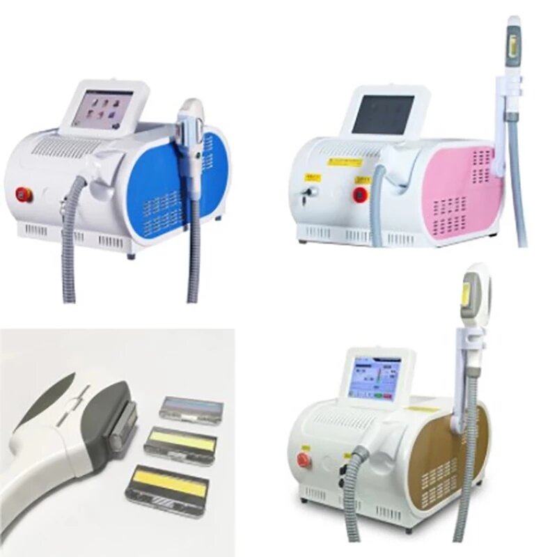 Machine d'épilation permanente sans douleur OPT/ IPL/Elight, équipement pour récupérer la peau, laser RF, 360 pouces