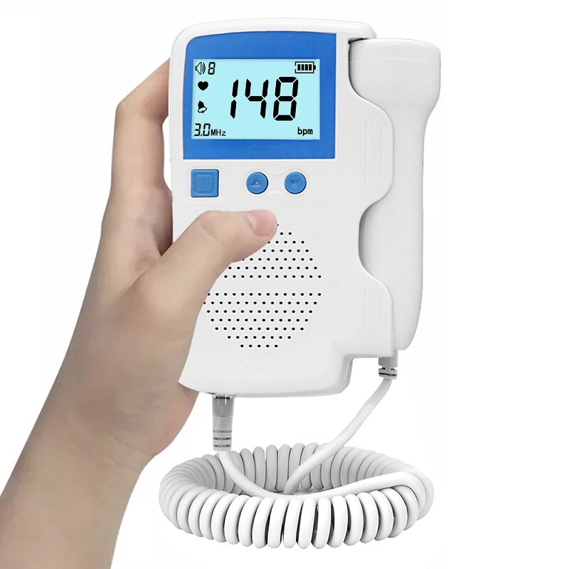 Ultraschall Doppler Fetalen Herz Rate Monitor Home Fetalen Herzfrequenz Monitor Stethoskop Fetalen Herzfrequenz Monitor