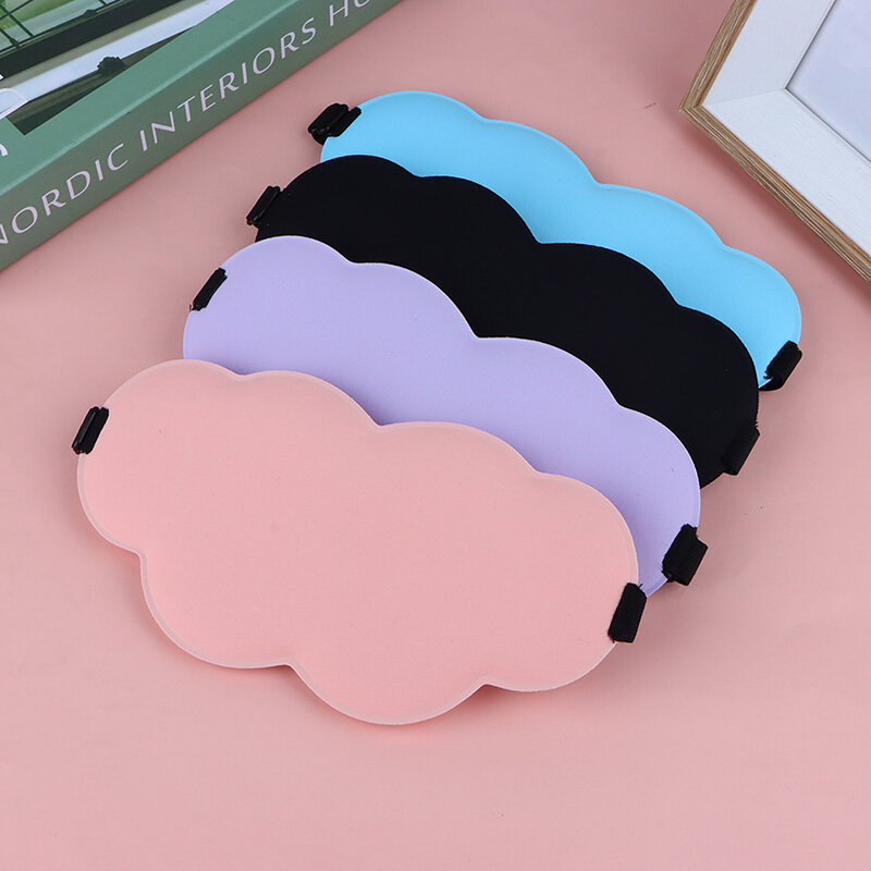 1Pc Eyeshade Sleeping Mask Silk Eye Mask Cover Travel Eyepatch Blindfold Solid Portable Rest Relax Eye Shade Cover Soft Pad