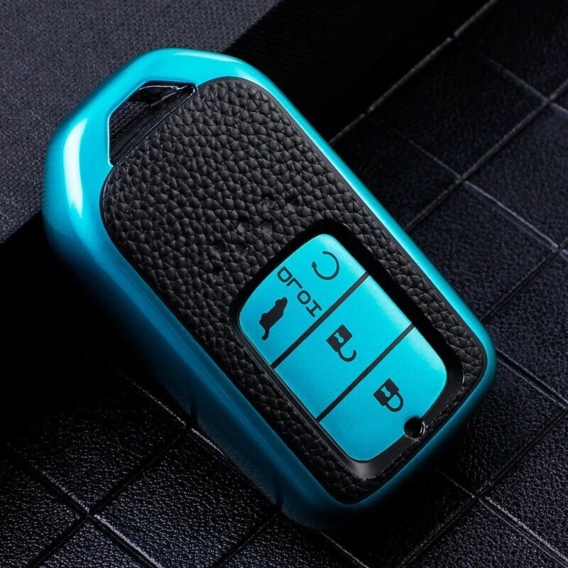 TPU Car Remote Key Case Cover Shell For For Honda CRV CR-V Fit Civic Accord HR-V HRV City Odyssey XR-V Protector Holder Keyless