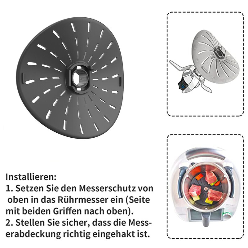 Coperchio della lama del coltello di spedizione gratuita per termomix TM6 TM5 accessori per termomix di materiali per uso alimentare