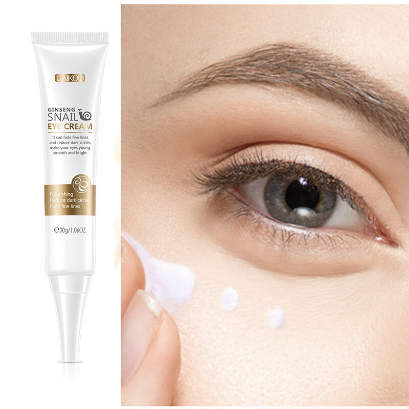 30g Red Ginseng Snail Eye Cream antirughe idratante Remover occhiaie contro il gonfiore borsa crema per gli occhi cosmetici coreani