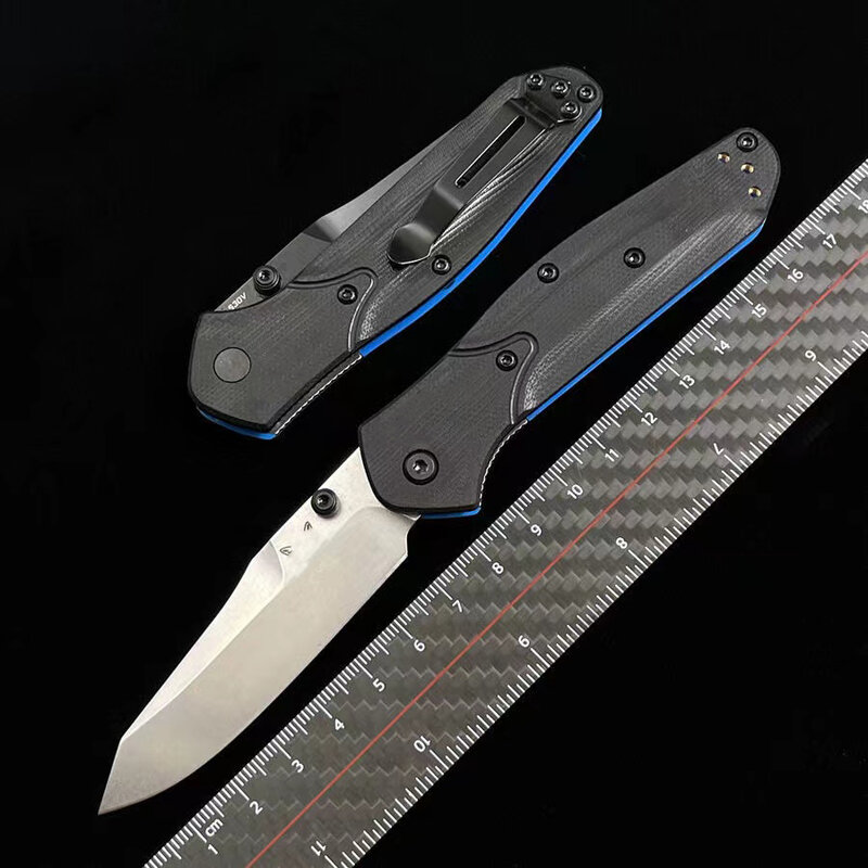 Couteau pliant tactique d'extérieur, double couleur, manche G10, couteaux de poche de Camping, sauvetage, sécurité, EDC 945, BM Tool-BY82