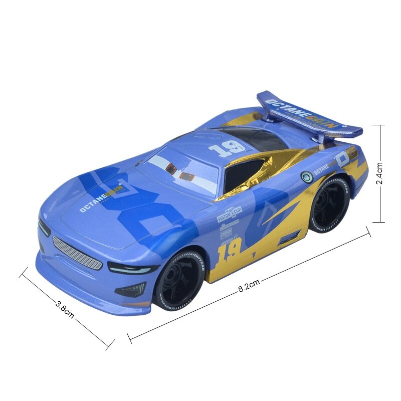 2022 Nieuwe Disney Pixar Cars 3 Lightning Mcqueen Racing Serie Jackson Storm 1:55 Diecast Metaal Lichtmetalen Voertuig Toys Jongen Kid gift