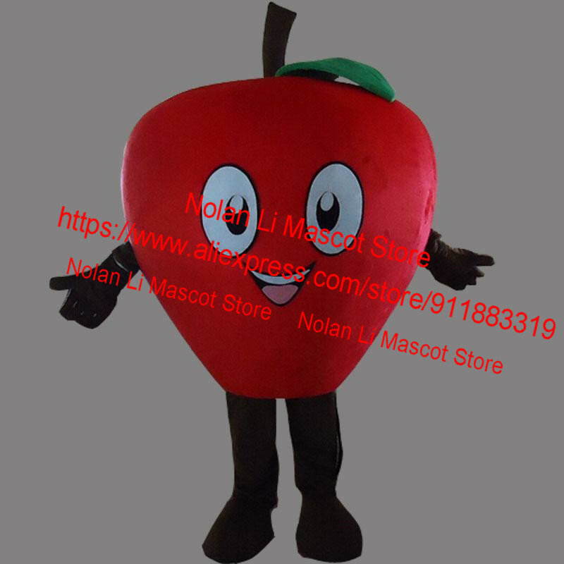 성인 크기 뜨거운 판매 EVA 소재 빨간 사과 마스코트 의상 과일 만화 세트 코스프레 광고 카니발 휴일 선물 586-3