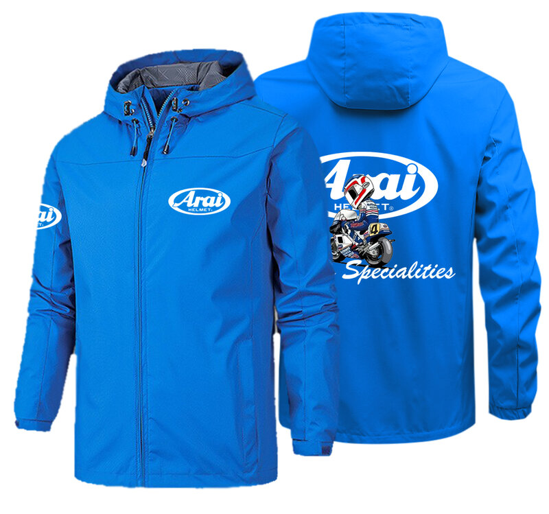 ARAI-Windproof jaqueta de motocicleta para homens, jaqueta impermeável, casaco com capuz ao ar livre, blusão, venda quente