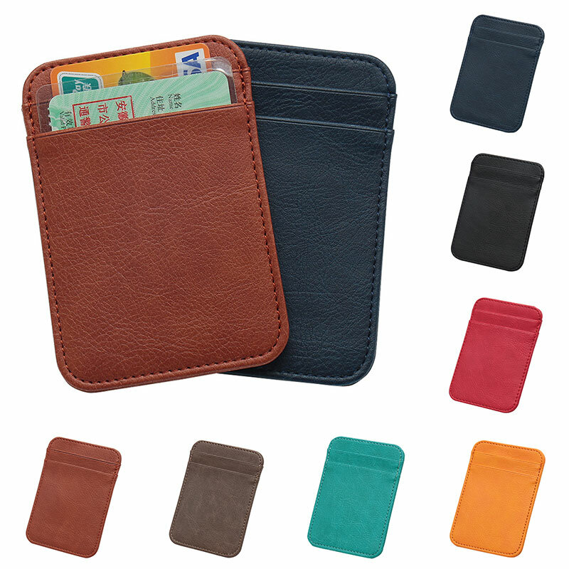 PU Leather Card Holder Driver's License Case Organizer Credit Card Cover Business Men/Women Fashion Wallet Small Coin Purse