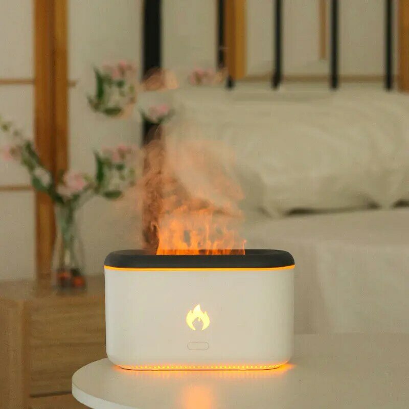 Xiaomi เปลวไฟ Air Humidifier Essential Oil Diffuser Aroma Ultrasonic Mist Maker Aromatherapy Humidifiers Diffusers กลิ่นหอมบ้าน