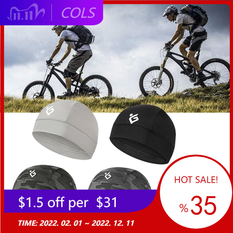 빠른 건조 사이클링 모자, 오토바이 헬멧 이너 모자, 여름용 승마, 땀 방지 스포츠 모자, 남성 및 여성용 통기성 모자