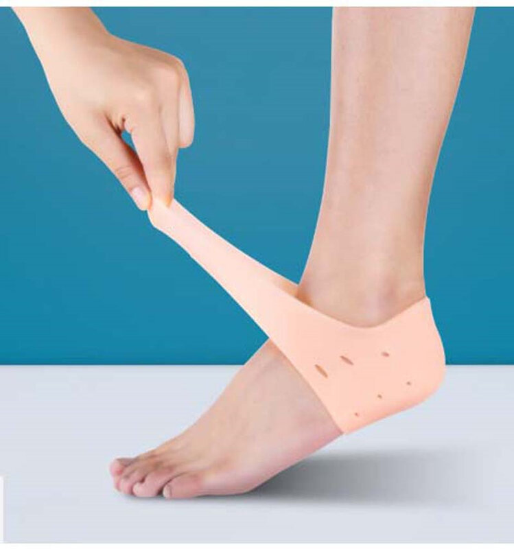 Protetores de calcanhar almofadas de sapato hidratar anti-rachamento produtos de cuidados com os pés almofada estofamento para almofadas sapatos almofada volta solas internas