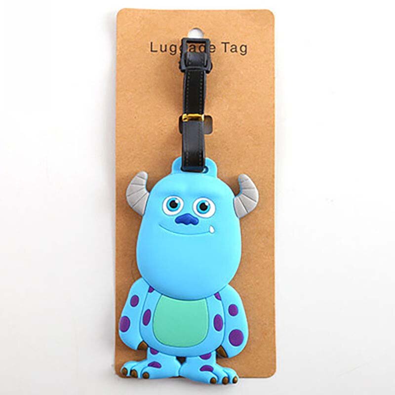Toy Story Mr. Aardappel Hoofd Reizen Accessoires Bagagelabel Silicagel Koffer Id Addres Houder Bagage Boarding Tag Draagbare Label