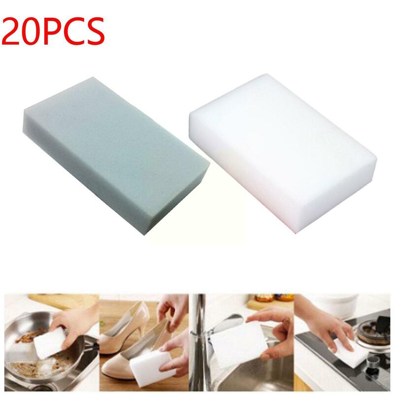 20 PCS Eraser White For Cleaning Dishwashing Reusable Washable Sponge Kitchen Cleaner Tools D1V0