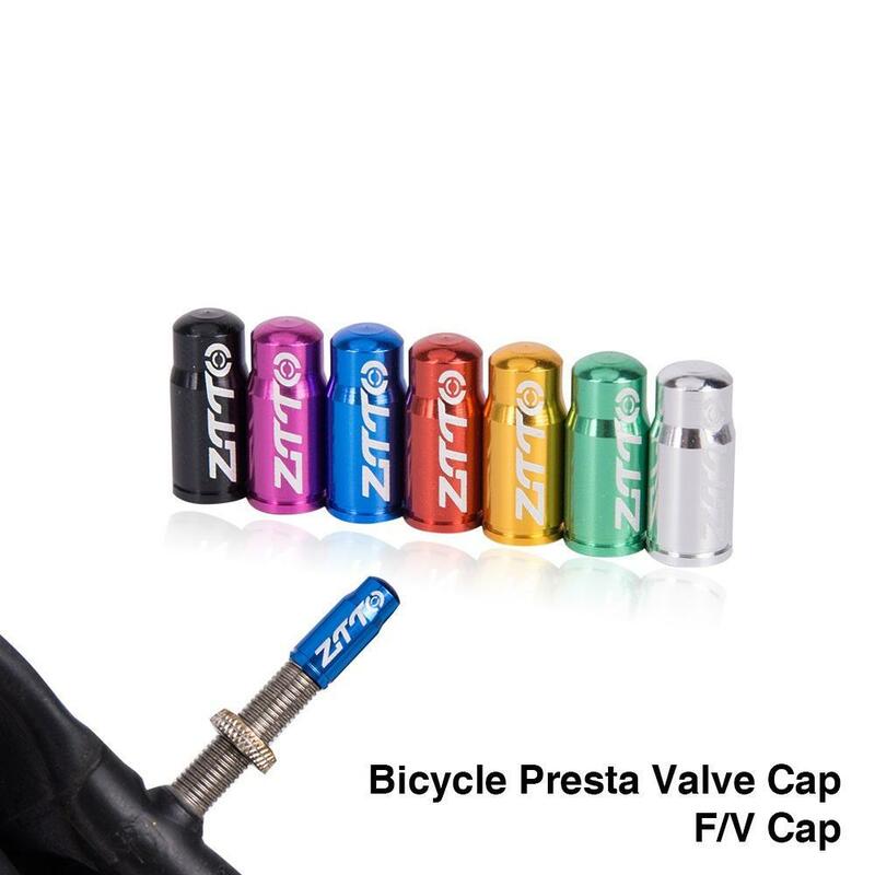 1 Pair Valve Caps Aluminum Alloy Dust-proof Cover for Air Nozzle Valve Cap