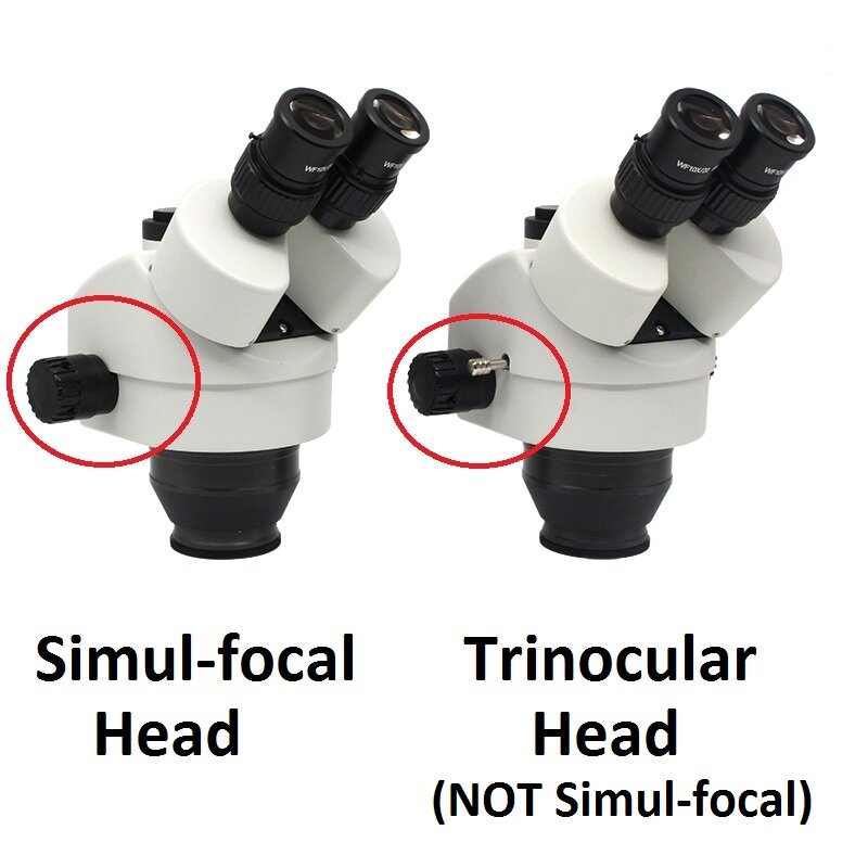 Microscópio estereofónico do zumbido da cabeça 7x-45x do trinocular do microscópio para a reparação do telefone móvel da inspeção do pwb