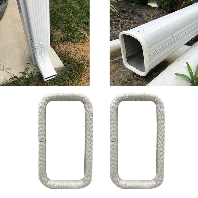 1 Piece Gutter Spout Protector Easy to Use Resin Ditch Protection Gutter Downspout Extensionprotection for Garden Children