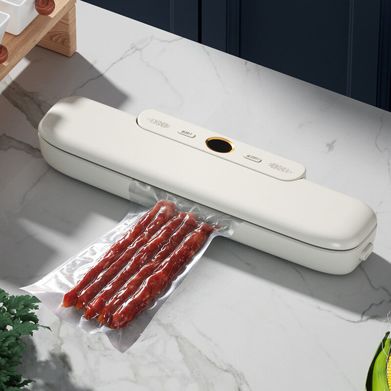 Xiaomi-家庭用真空シール機,食品を新鮮に保つための220v/110v,自動シーリング機,家電,10個
