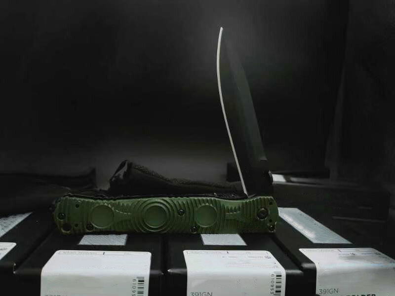 Cuchillo plegable para supervivencia, herramienta militar de autodefensa, EDC, portátil, BM 391