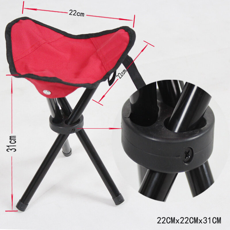 36*22*22cm Foldable Small Stool Bench Stool Portable Outdoor Mare Ultra Light Subway Train Travel Picnic Camping Fishing Chair