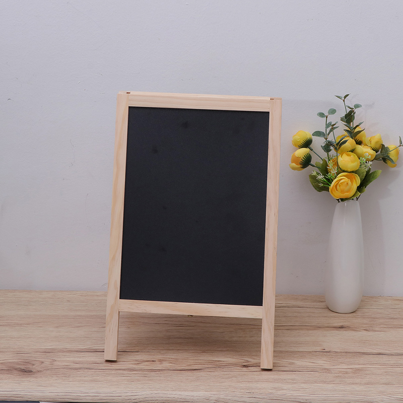 1pc placa de exibição de madeira diy quadro tag quadro negro sinais placas de mensagem para barra