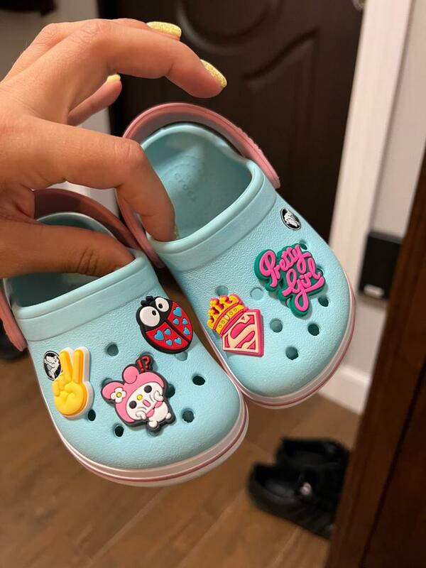 High Imitation 1Pcs Shoe Croc Charms Accessories Funny Fries Food Ice Cream Monster Shoe Decoration for jibz Kid's Party X-mas
