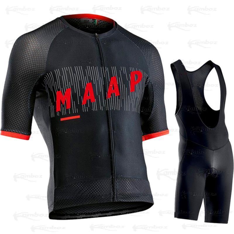 2022 MAAP Set da Ciclismo estivo maglia manica corta uniforme da bici sport bicicletta Ropa De Ciclismo abbigliamento MTB abbigliamento abbigliamento Maillot