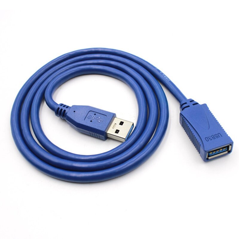 Cable de extensión USB3.0 macho a hembra, Cable extensor de transferencia de datos de alta velocidad USB 3,0 con Cable de datos USB3.0 blindado, 1M