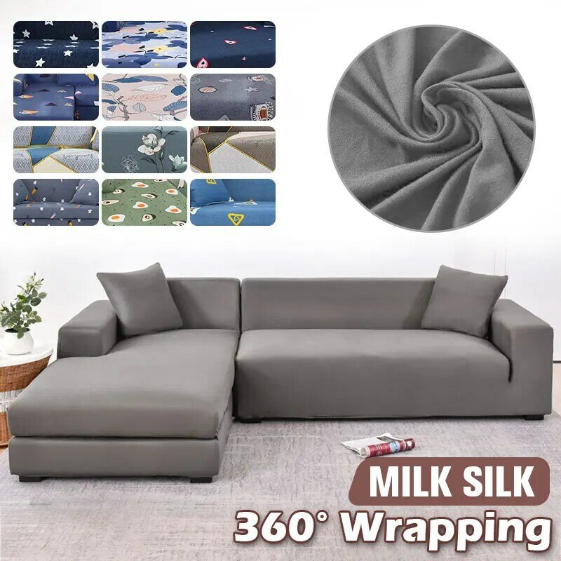 Effen Sofa Cover Stretch Strakke Wrap Sofa Skin Protector All Inclusive Sofa Cover Voor Woonkamer Fauteuil Cover Sofa Couch cover