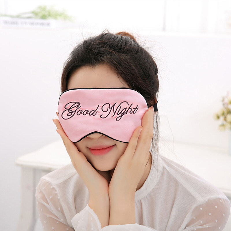 นอนหลับ Mask Eye Cover Silk Sleep Dream หน้ากากไหมเทียมสำหรับผู้หญิงผู้ชายเดินทาง Smooth แฟชั่น Nap Blindfold