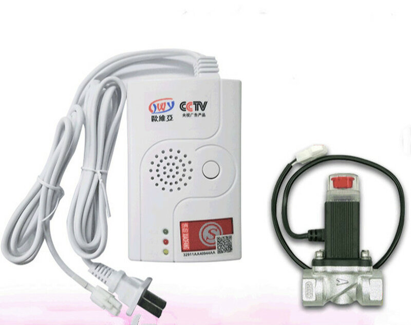 Alarme de gás cozinha em casa detector de gás liquefeito detector de detecção de vazamento de gás inflamável para evitar vazamento