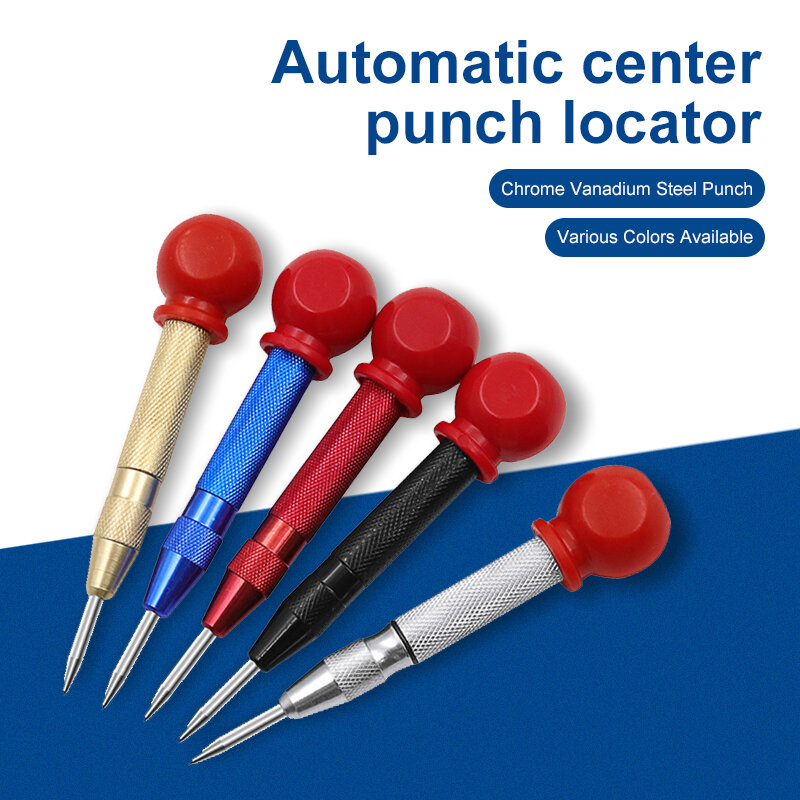 Automatische Center Punch Automatische Kerner Metal Punch Tool Houtbewerking Gereedschap Geladen Marker Hout Beitel Joinery Carpenter Tool