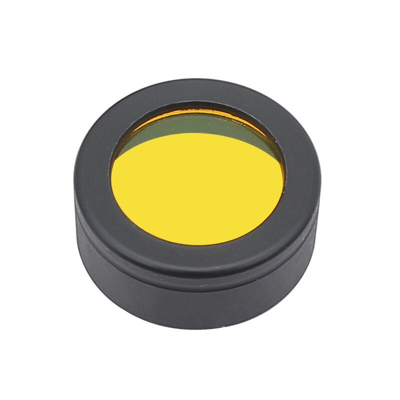 Filtro amarillo para faro Dental, luz LED, 20mm de diámetro interno, lupa Dental, pieza de accesorio de iluminación