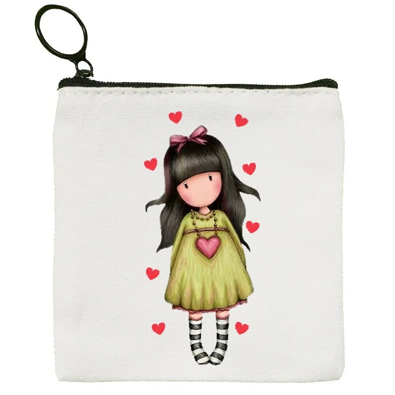 Маленькая квадратная сумка-кошелек для монет, женская маленькая сумка для карт, сумка для ключей, клатч для монет, сумка для ключей на молнии