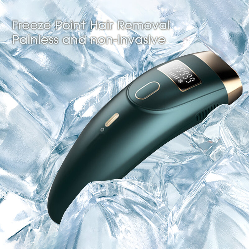 Boi bikini 999,999 flash ipl ponto de congelamento depilador a laser removedor de pêlos quartzo lâmpada permanente 5 nível aparelho doméstico para mulher