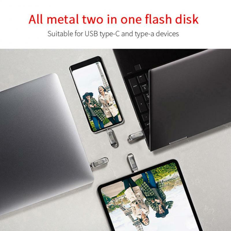 Xiaomi-Original U Disk, 2 To, 1 To, USB Micro OTG, Type-C Wild, Portable, Téléphone, Ordinateur, Transmission mutuelle, Mémoire USB