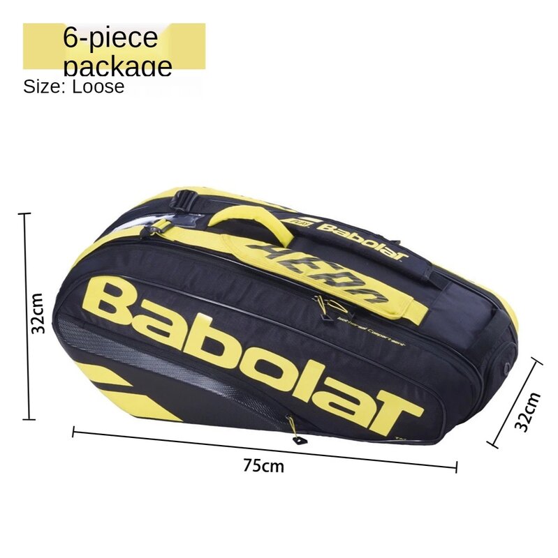 Высококачественная сумка для тенниса Babolat 2019, спортивный рюкзак для 6 Ракеток ограниченной серии Wimbledon