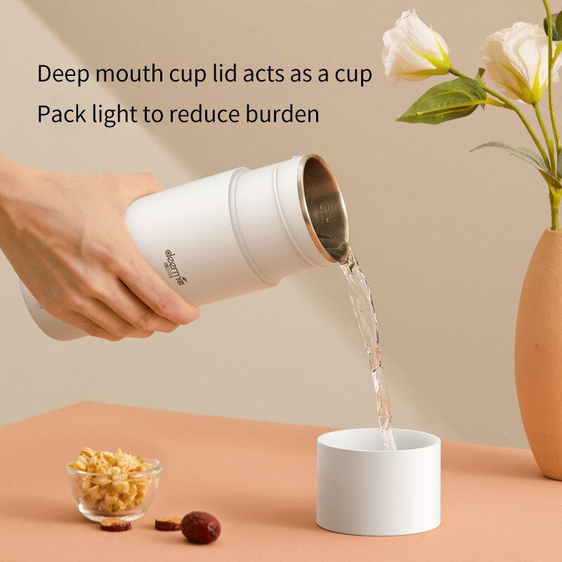 The New Deerma Electric Kettle portable kettle mini travel  electric kettle Thermos cup Electric hot water cup DEM-DR050