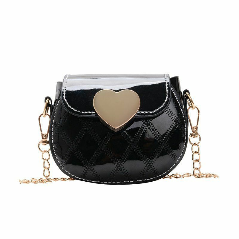 Lovely Patent Leather Children's Crossbody Bags Cute Little Girls Mini Shoulder Bag for Kids Fashion Coin Purse Small Handbags